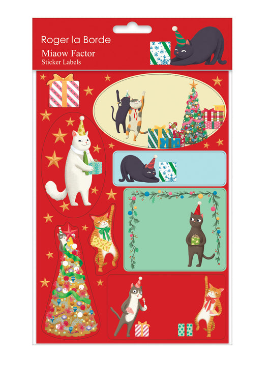 Miaow Factor Holiday Gift Labels