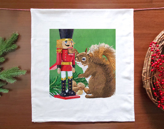 Squirrel Nutcracker Towel