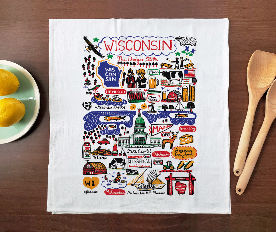 Statescapes: Wisconsin Towel