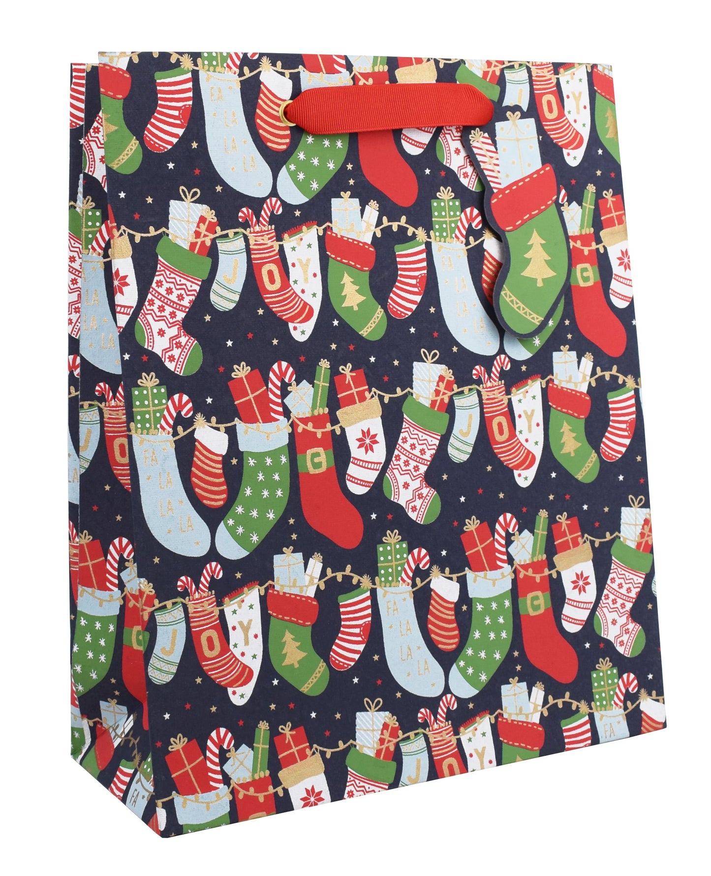 Stocking Medium and Large Holiday Gift Bags