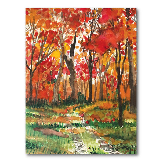 Fall Foliage Boxed Blank Note Cards