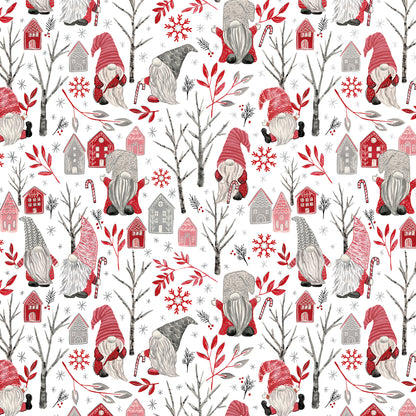 Cozy Gnomes Gift Wrap, 2 Rolls