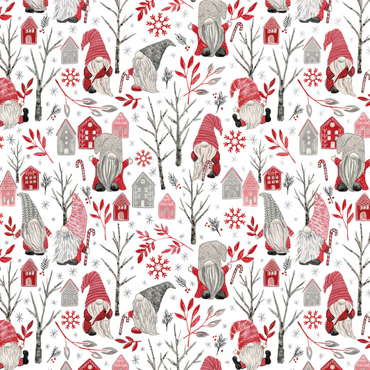 Cozy Gnomes Gift Wrap, 2 Rolls