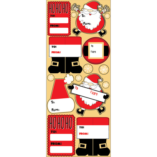 Santa Claus Gift Labels