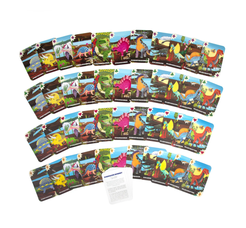 Dinosaur Rummy Playing Cards