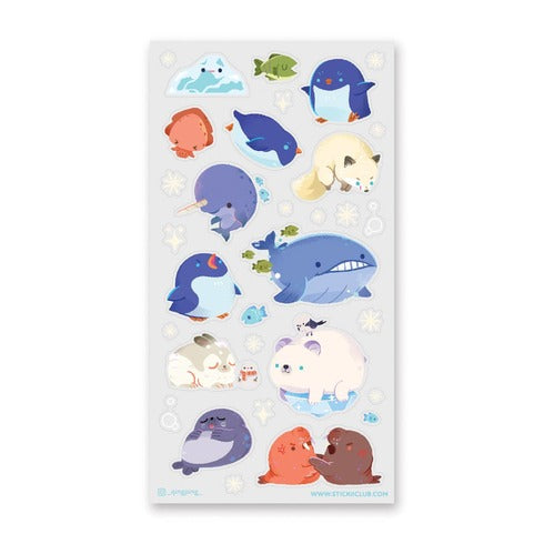 Chilly Chubs Sticker Sheet, 2 Packs