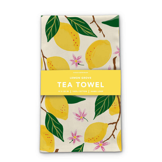 Lemon Grove Tea Towel