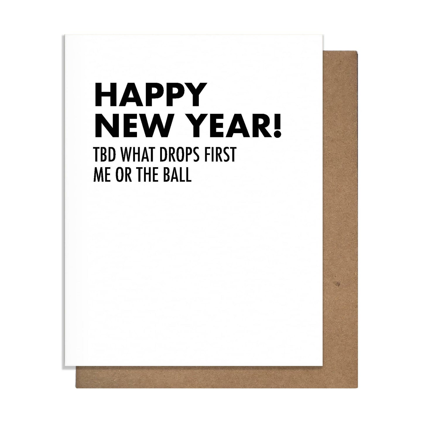 What Drops First New Year Card