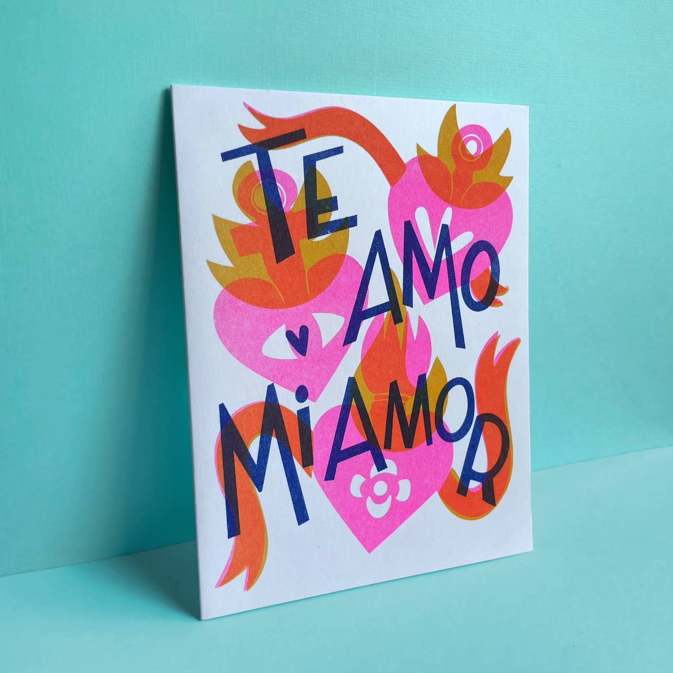 Te Amo Mi Amor Blank Card