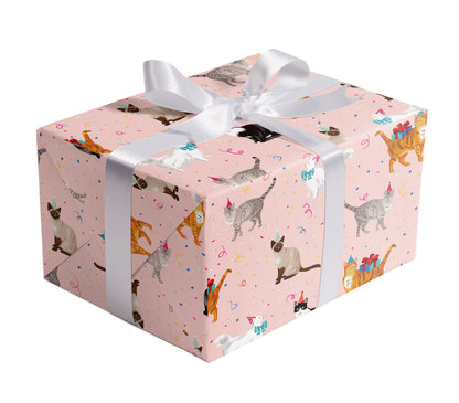 Festive Felines Gift Wrap, 2 Rolls