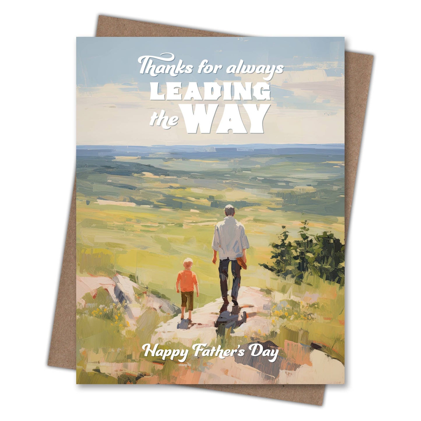 Leading the Way Father's Day Card