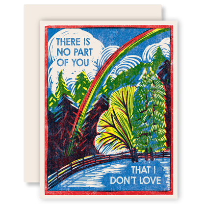 No Part of You Love Card