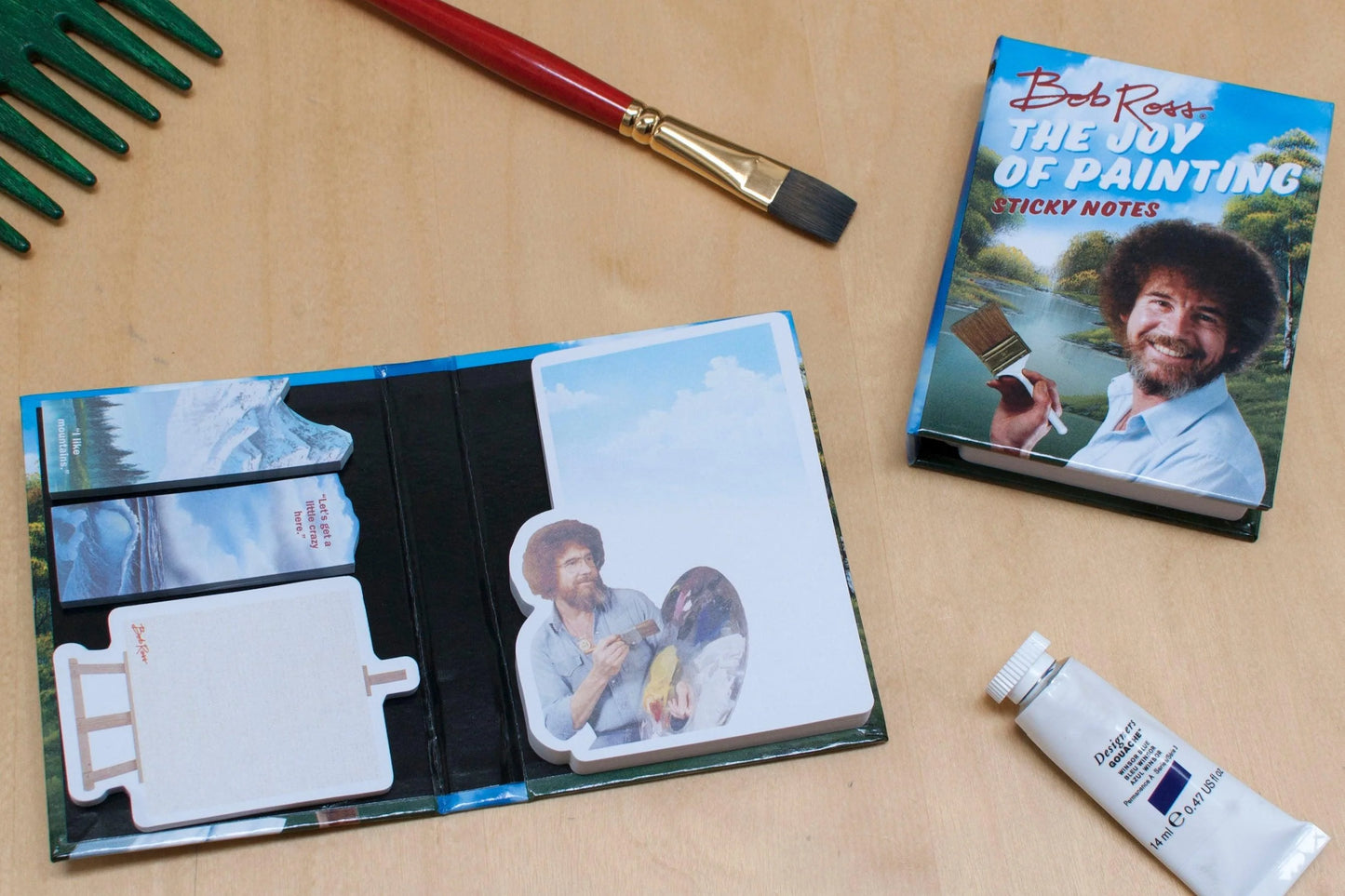 Bob Ross Sticky Notes