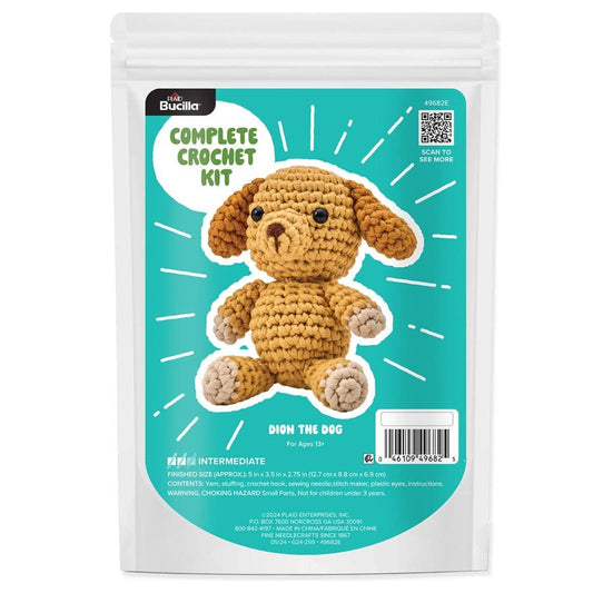 Dion the Dog Amigurumi Crochet Kit