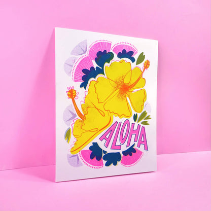 Aloha Hawai'i Blank Card