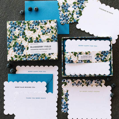 Blueberry Field Assorted Notecard Set