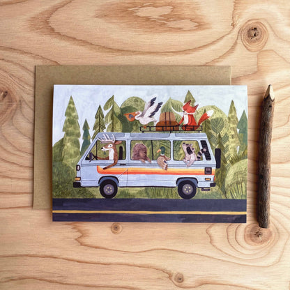 Van Life Blank Card