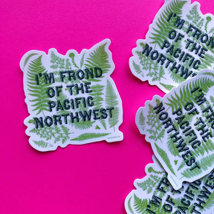 Frond of the Northwest Vinyl Sticker