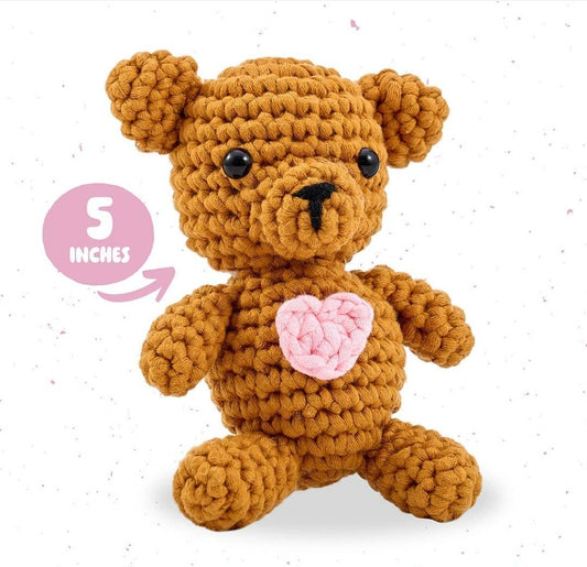 Billy the Bear Amigurumi Crochet Kit