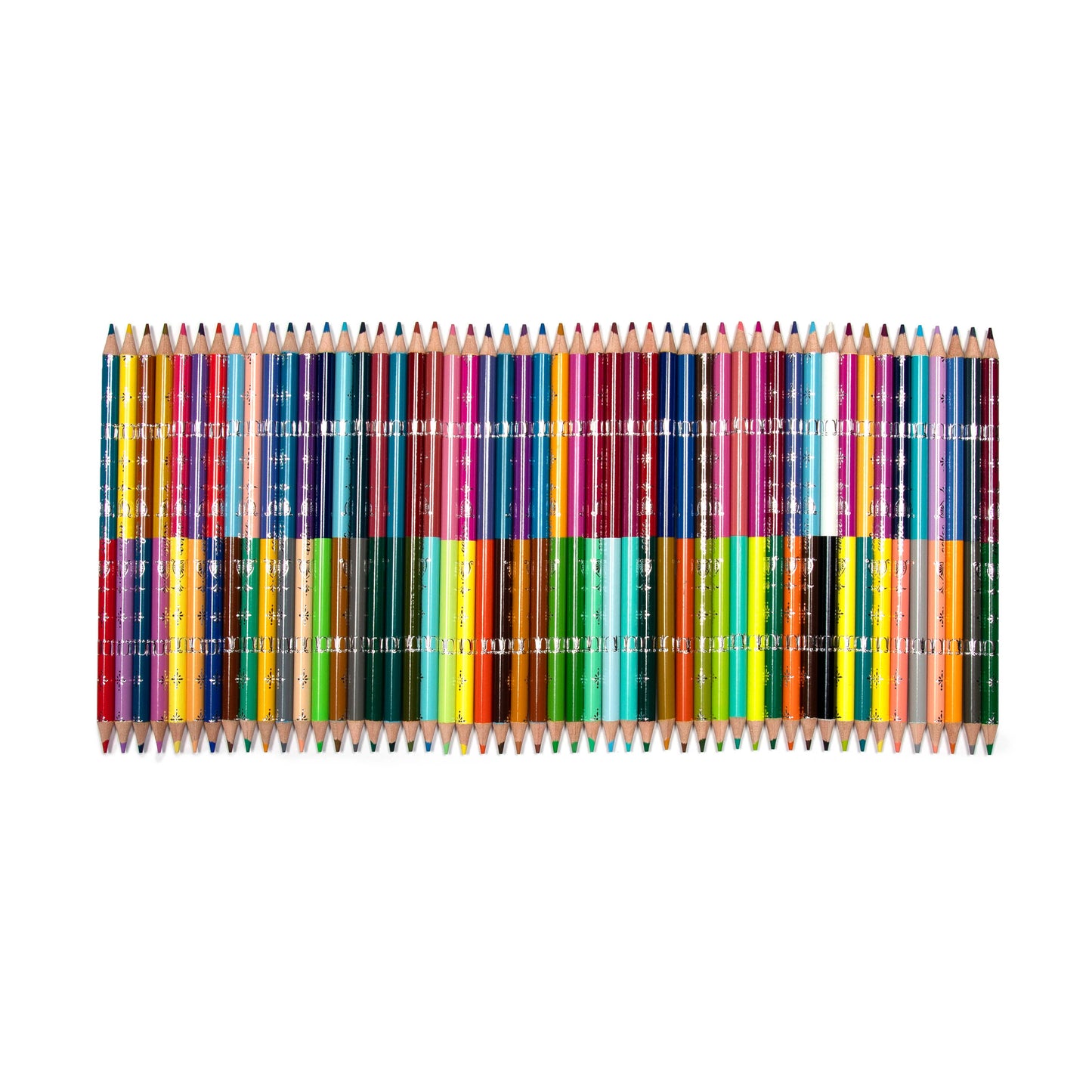 100 Colors 50 Double-Sided Pencils