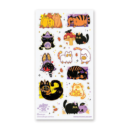 Purrfectly Spooky Sticker Sheet