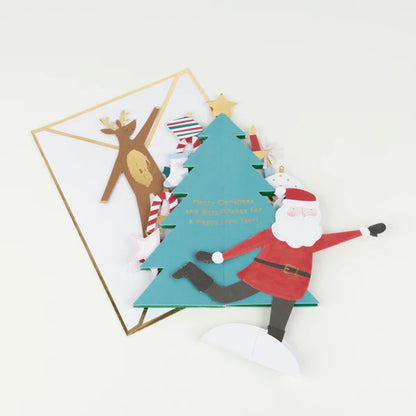 Festive Honeycomb Tree Card