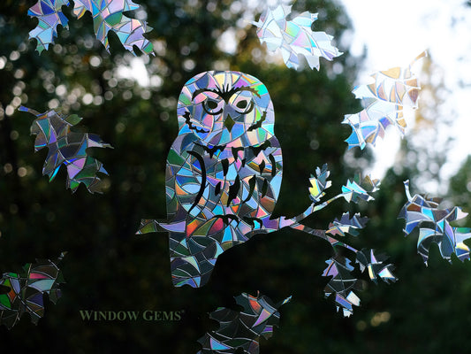 Owl Bird Safety Window Decals