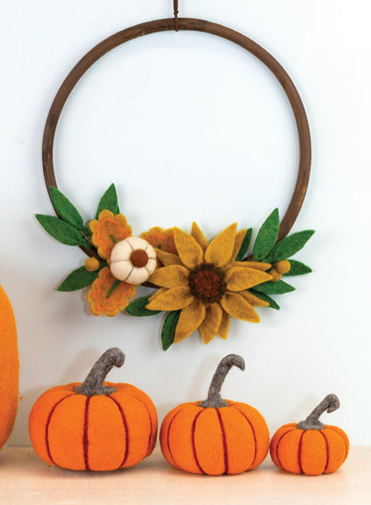 Felted "Fairy" Pumpkins