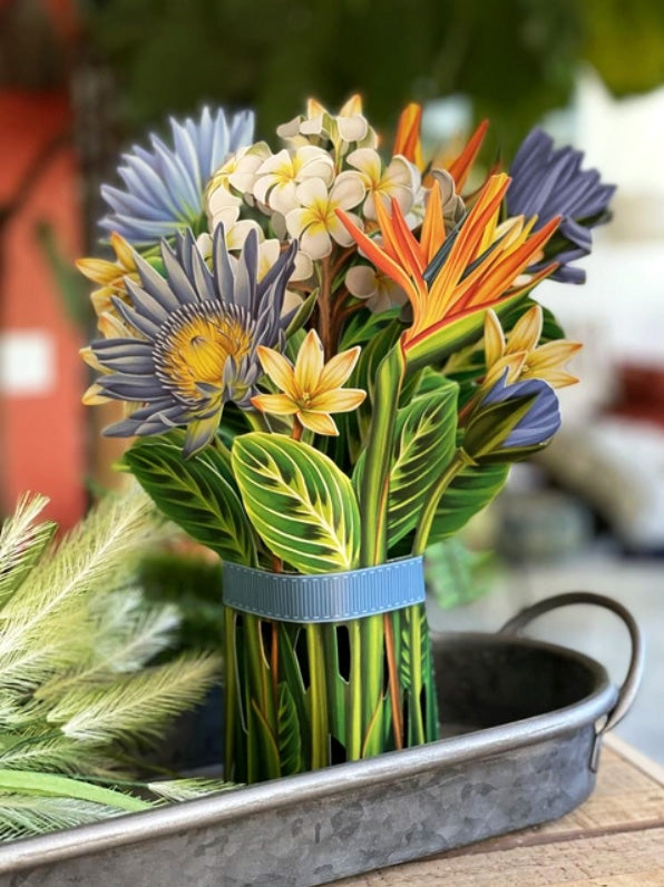 Tropical Bloom Pop-Up Bouquet