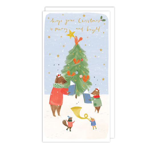 Cozy Christmas Money Wallet Christmas Card