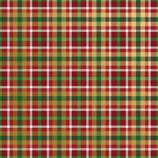 Christmas Plaid Jumbo Holiday Wrap, 2 Rolls