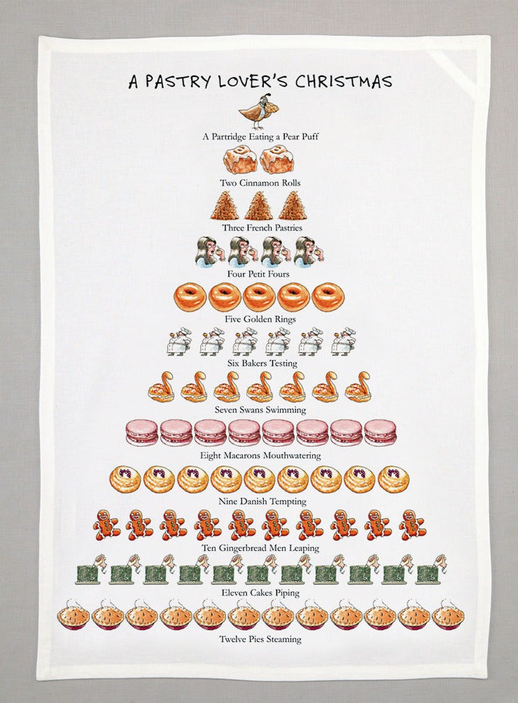 Pastry Lover's Christmas Towel