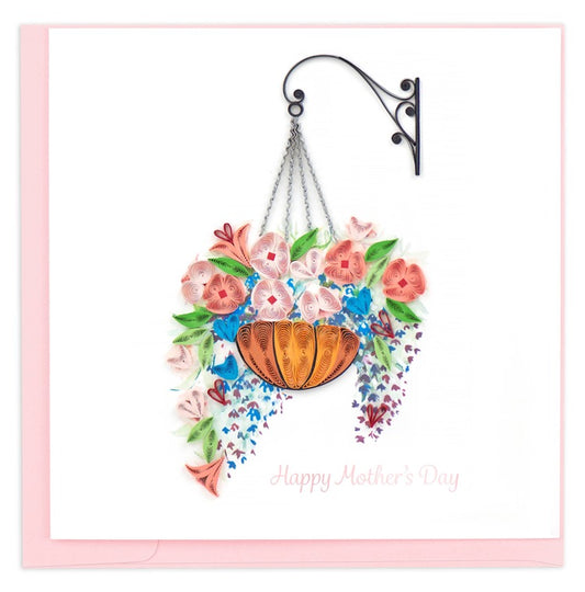 Mother's Day Basket Quilling Card