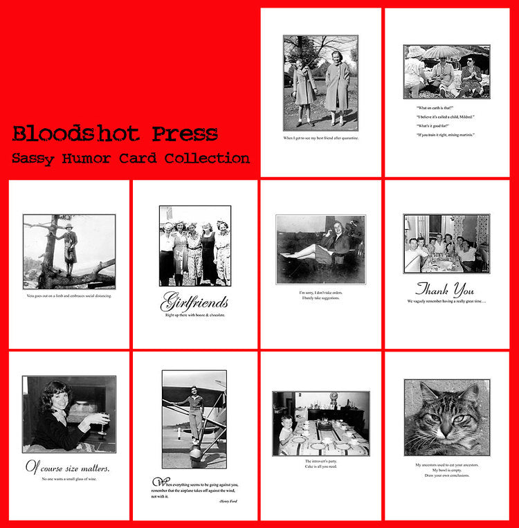 Bloodshot Humor Card Collection