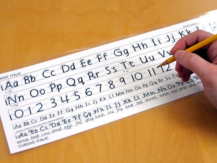 Laminated Basic & Cursive Strip