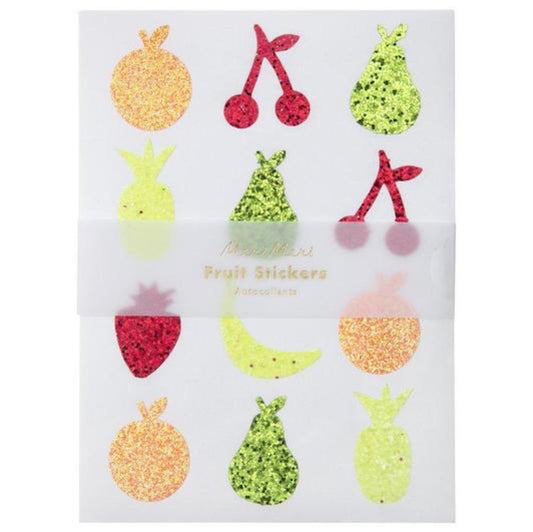 Fruit Glitter Stickers