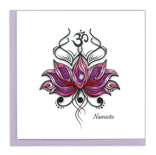 Namaste Quilling Card