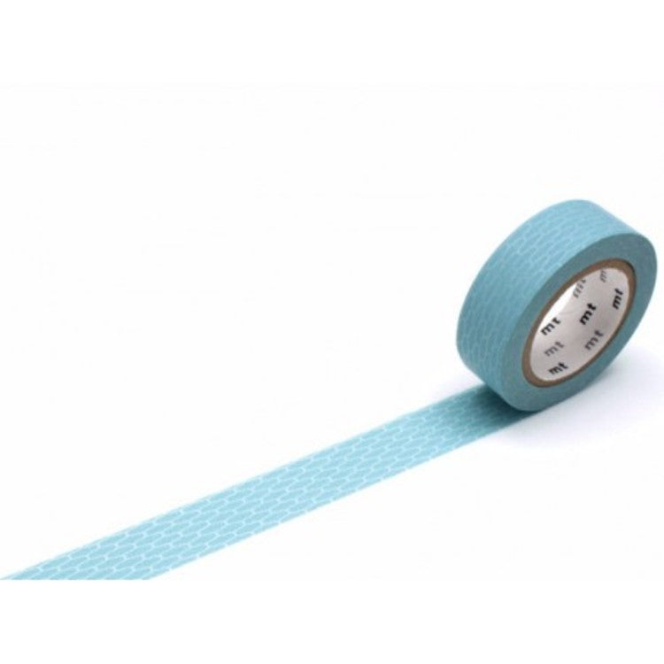 Blue Ajiro Pattern Washi Tape