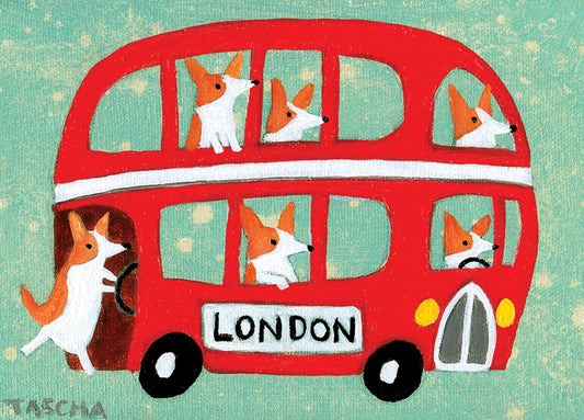 London Bus Mini Card