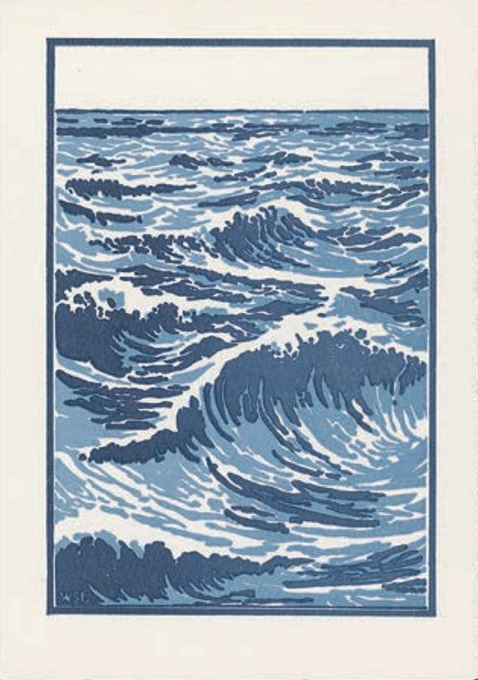 Waves Blank Card