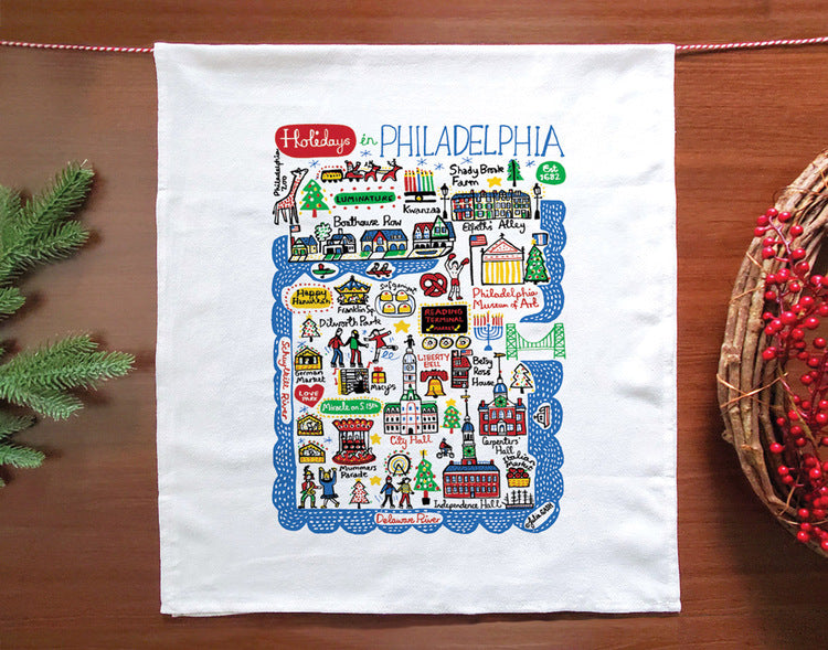 Holidays in Philadelphia Towel