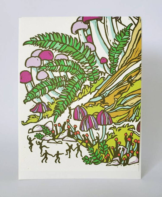 Mushrooms Blank Card