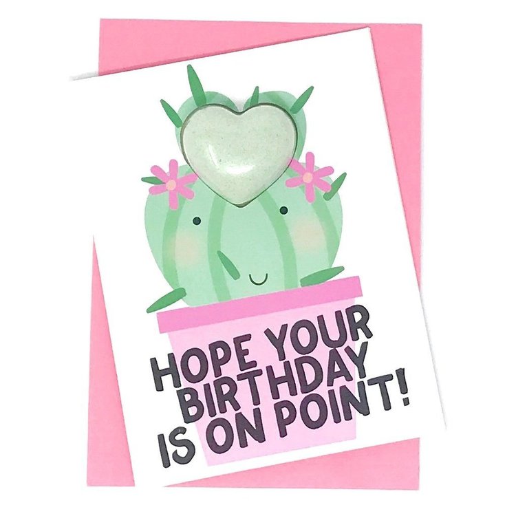 Birthday On Point Bath Bomb Card