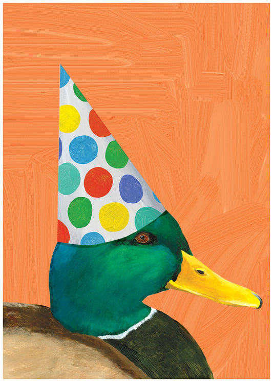 Party Mallard Birthday Card