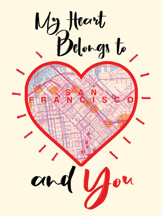 My Heart: San Francisco Card