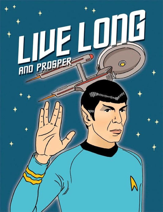 Live Long & Prosper Spock BIRTHDAY Card