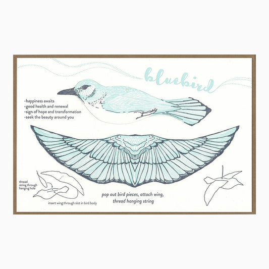 Bluebird Pop Out Card