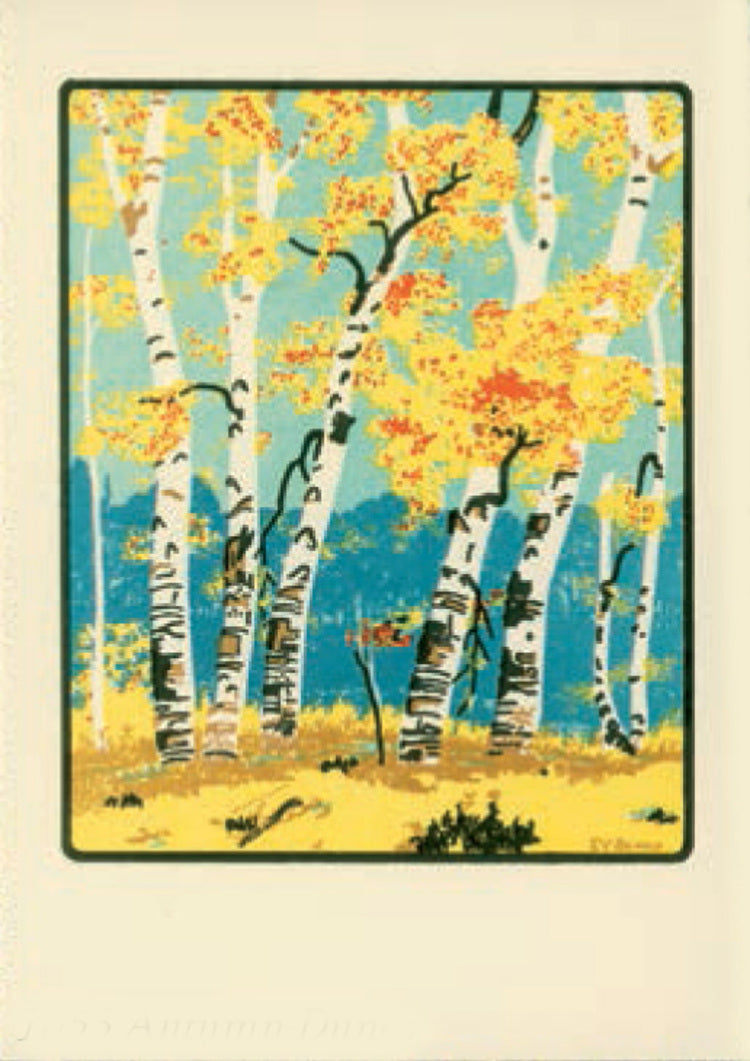 Autumn Dunes Blank Card