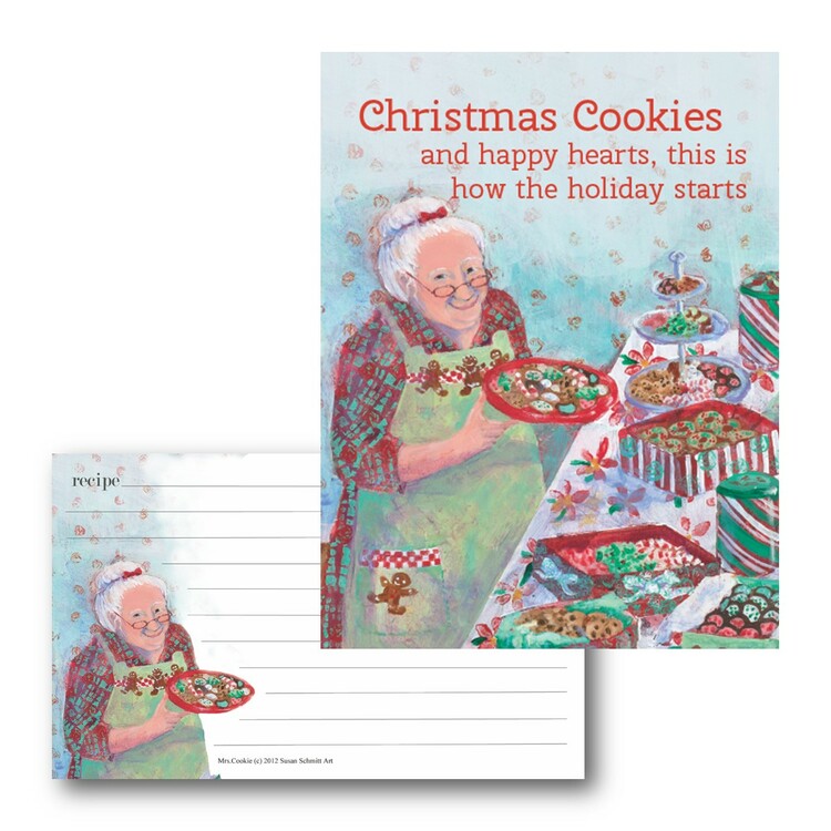 Christmas Cookies Holiday and Recipe Cards