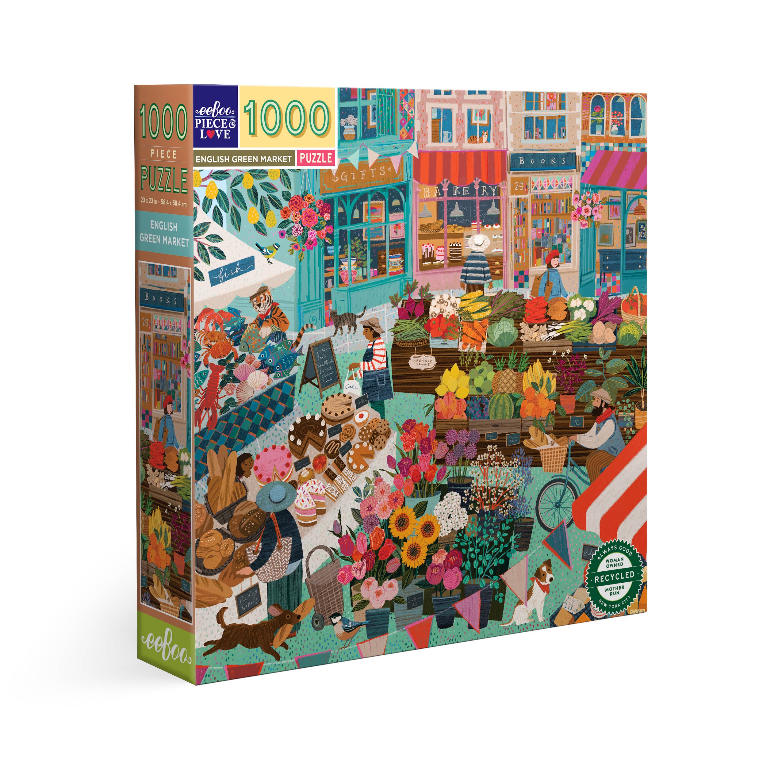 English Green Market Puzzle - 1000pc – Allport Editions